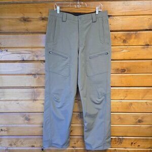L.L. Bean Outdoor Hiking Utility Pants Cargo Zip Pockets Men's Size 34 X 32